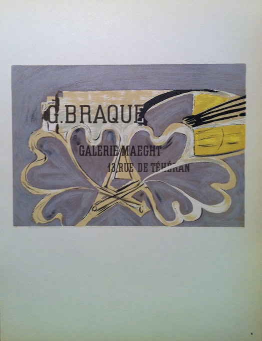 Georges Braque - Galerie Maeght - Mourlot Lithograph (1959)