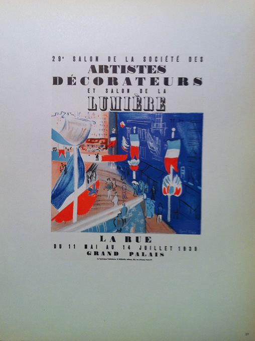 Raoul Duffy - Salons Des Artistes Decorateurs - Mourlot lithograph - 1959