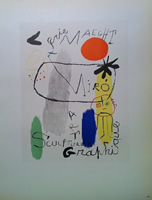 Joan Miro - Galerie Maeght - Mourlot Lithgograph - 1959