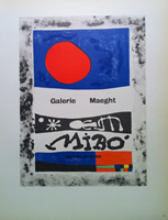 Joan Miro - Galerie Maeght - Mourlot Lithgograph - 1959