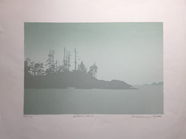 Terra Bonnieman & Maureen Sugrue - S/N Serigraph - Galiano Island