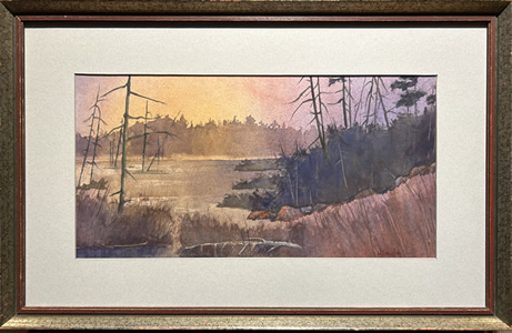 William Cornwall - Watercolour - Harcourt Park, Haliburton (Ontario)