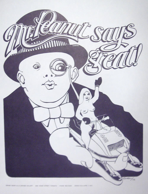 Dennis Geden - Exhibition Poster - Mr Peanut Says Great!
