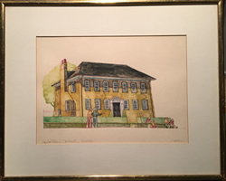 Dennis Geden - Original Watercolour - Poplar Plains Crescent (Toronto)