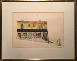 Dennis Geden - Original Watercolour - Sumach Street (Toronto)