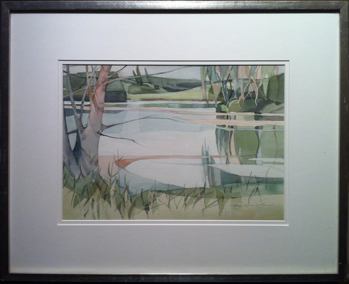Mary Anne Ludlam - Pond At Hornings Mills - Watercolour