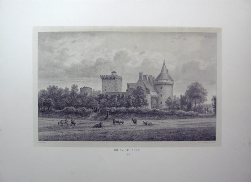 Louis and Emile Noirot - Lithograph - 19th Century France - Boisy-Le-Fort