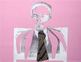 Larry Rivers - Lenin With Tie