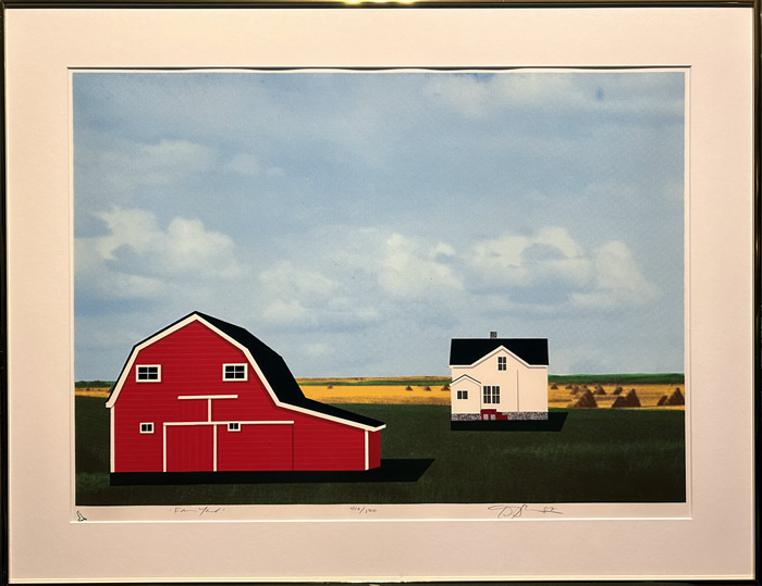 David Thauberger - Serigraph - Farm Field