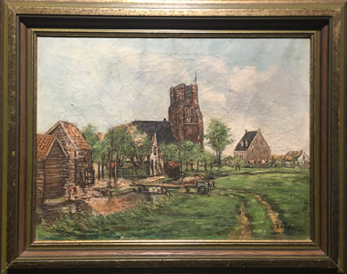 Bernard Van Beek - Oil On Canvas - Farm Landscape