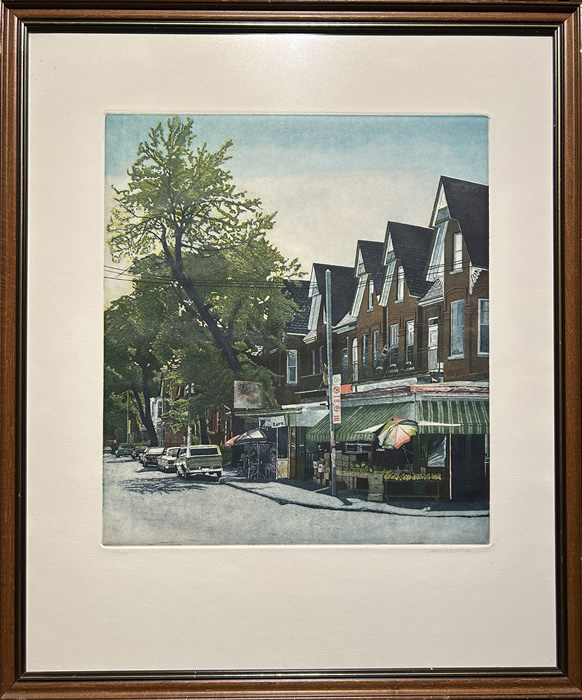 Harriet Wolfe - Etching - Toronto Street